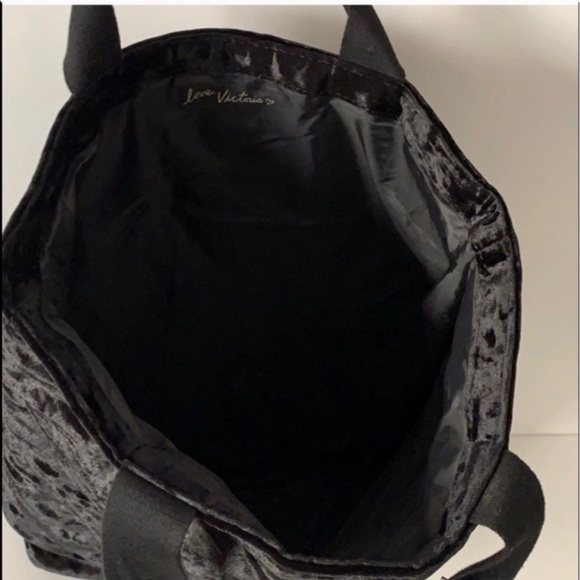 Victoria’s Secret Velvet Shoulder Tote Bag - Picture 9 of 11